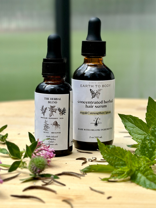 Concentrated Herbal Hair Serum | repair, strengthen + grow