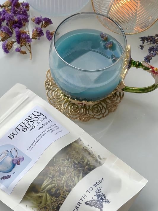 Milky Herbal Tea Blend | butterfly bloom