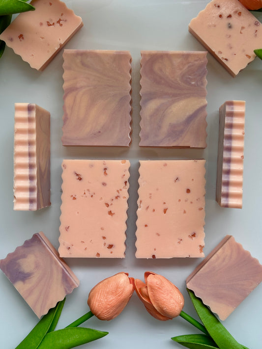 Shea Butter & Goat Milk Soap Batch | salted mimosa