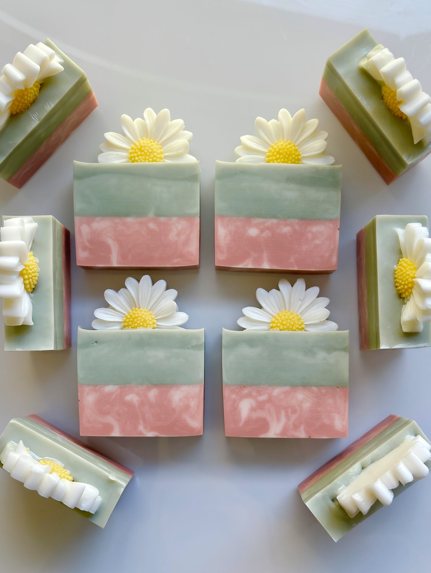Shea Butter, Aloe & Goat Milk Soap | pastel daisies