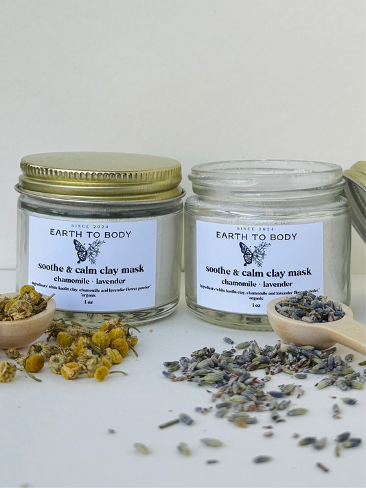 Soothe & Calm Clay Mask | chamomile + lavender