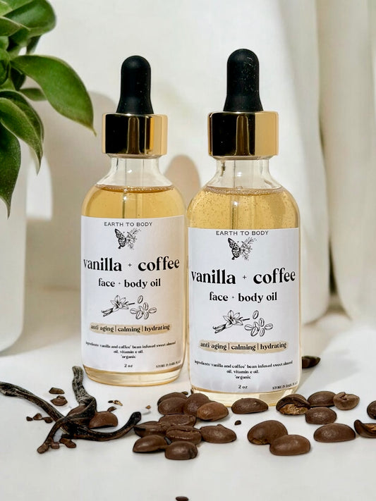 Vanilla & Coffee Bean Face + Body Oil
