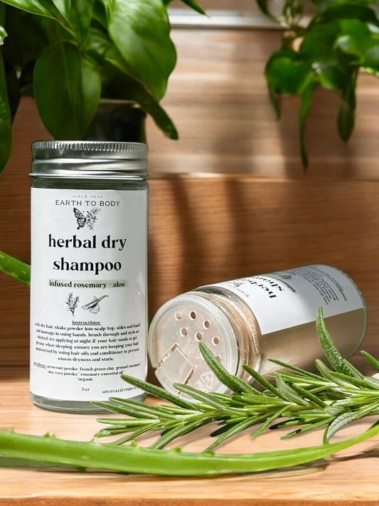 Herbal Dry Shampoo | infused rosemary + aloe