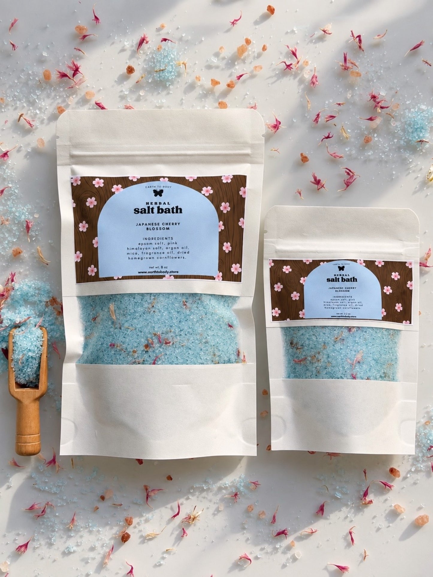 Herbal Salt Bath | japanese cherry blossom