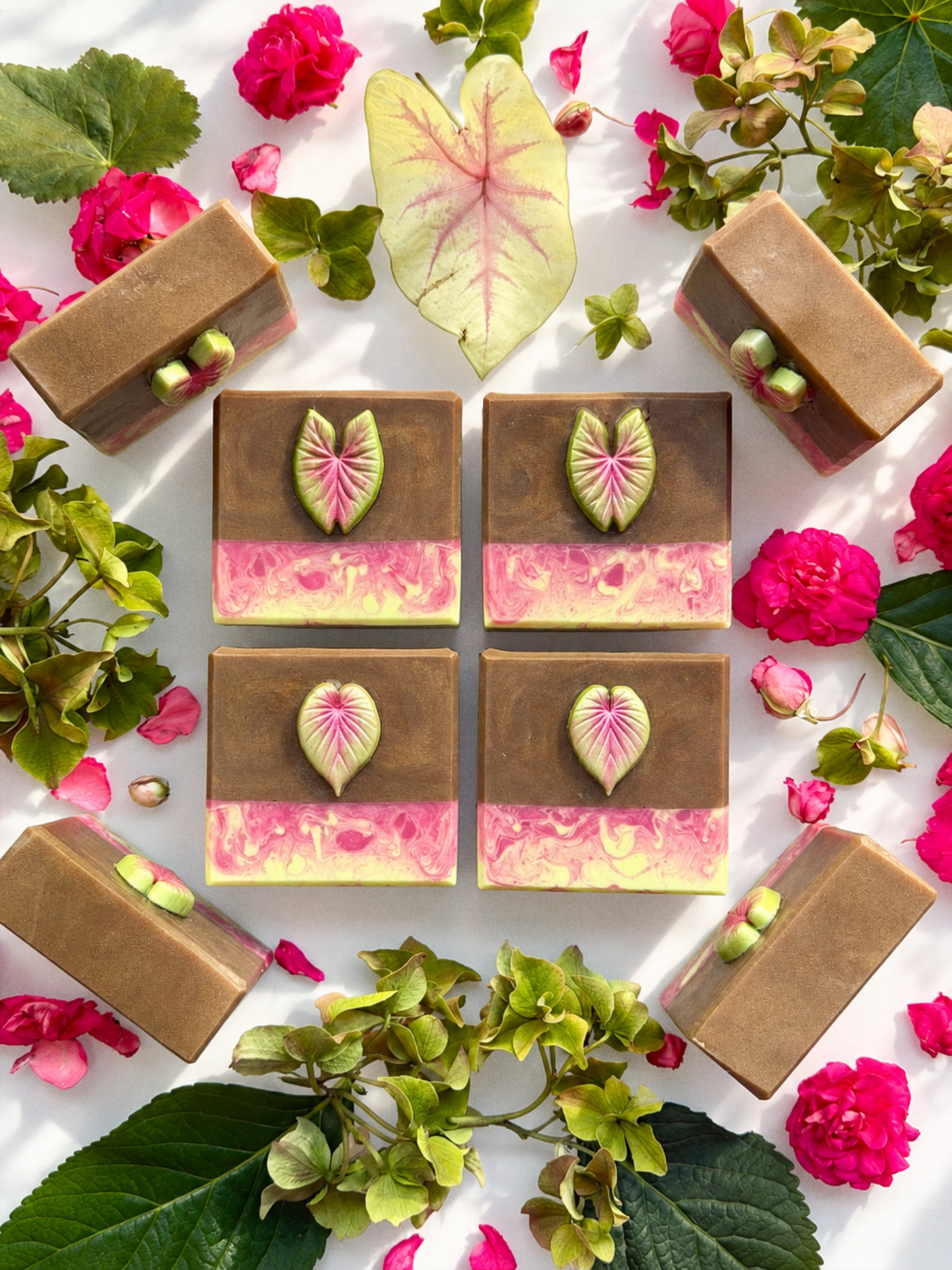 !! AVAILABLE 11/1 2pm EST !! Handcrafted Bar Soap | mint julep caladium