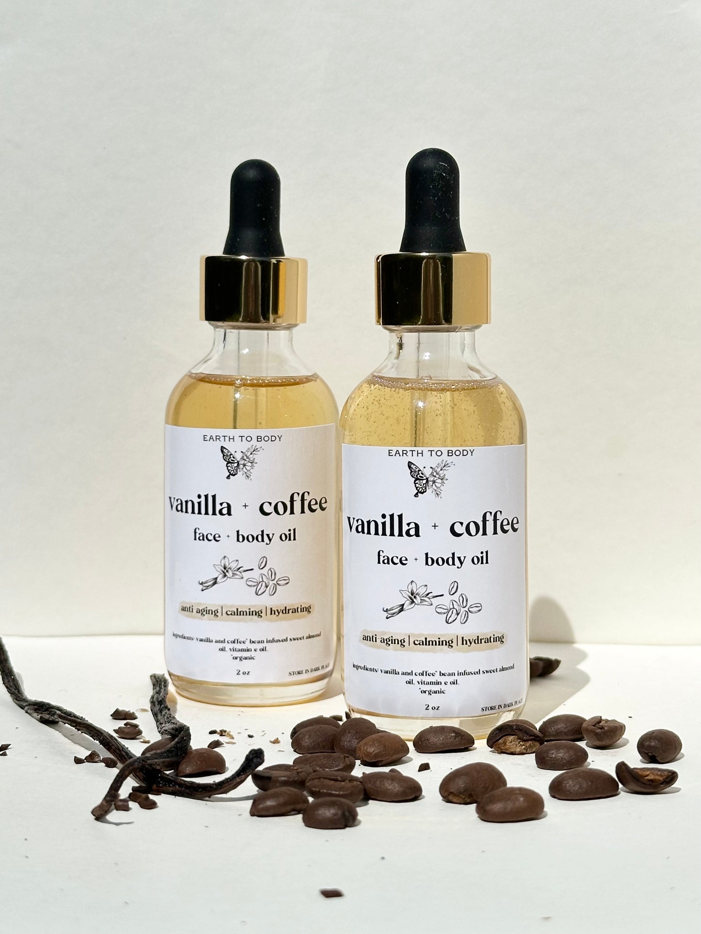 Vanilla + Coffee Bean Face +Body Oil