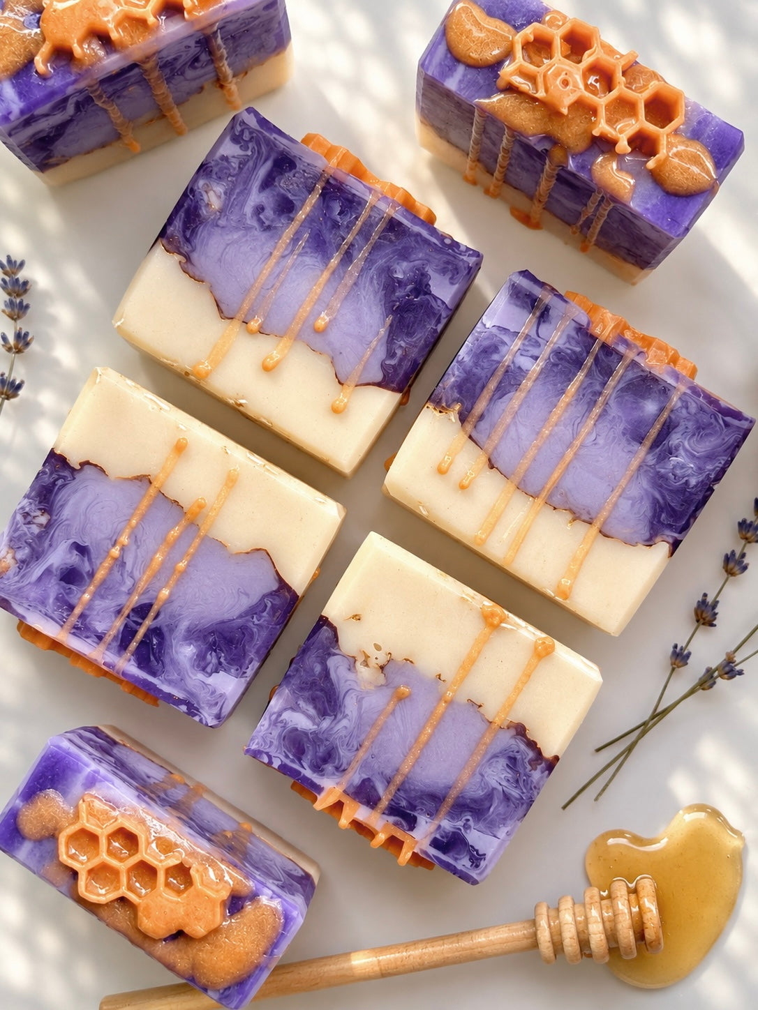Handcrafted Bar Soap | violet honey crumble