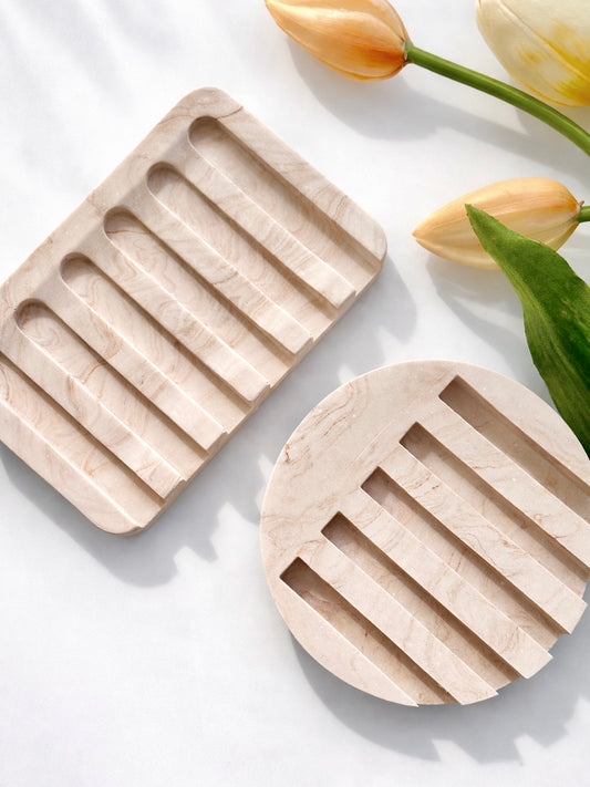 COMING SOON Hand Poured Soap Dish | sand