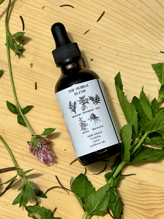 Concentrated Herbal Hair Serum | repair, strengthen + grow