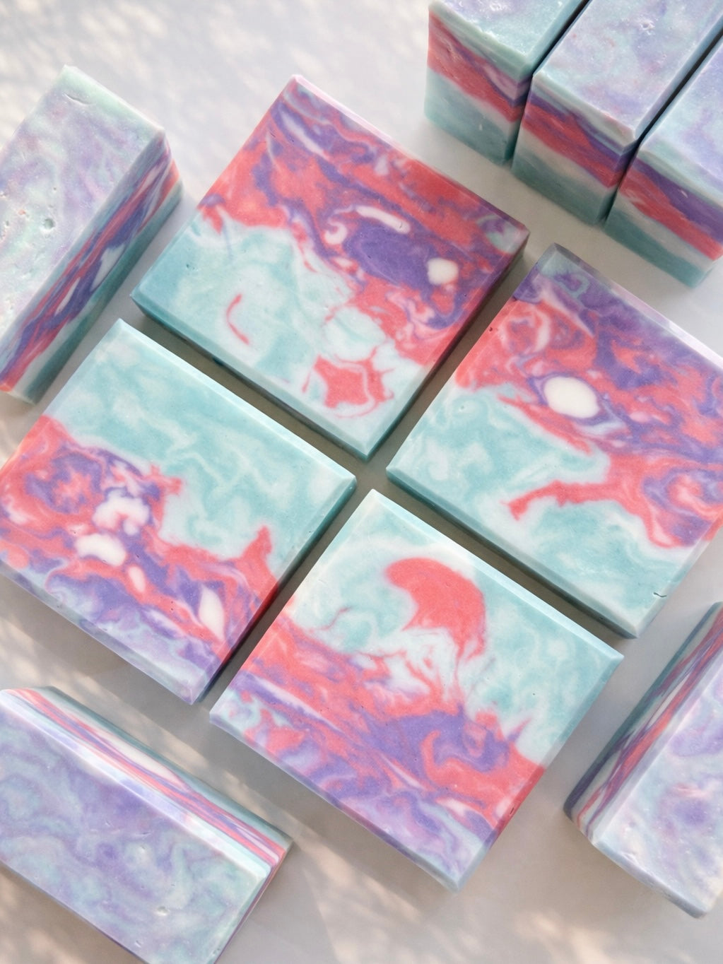 Handcrafted Bar Soap | cotton candy swirl