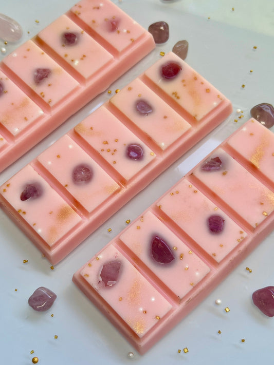 Soy & Beeswax Aromatherapy Melts | rose quartz