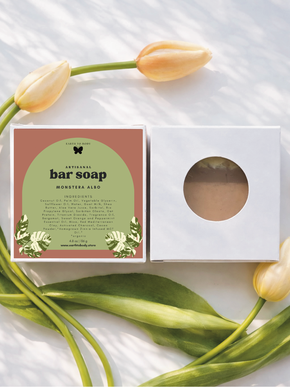 Handcrafted Bar Soap | monstera albo