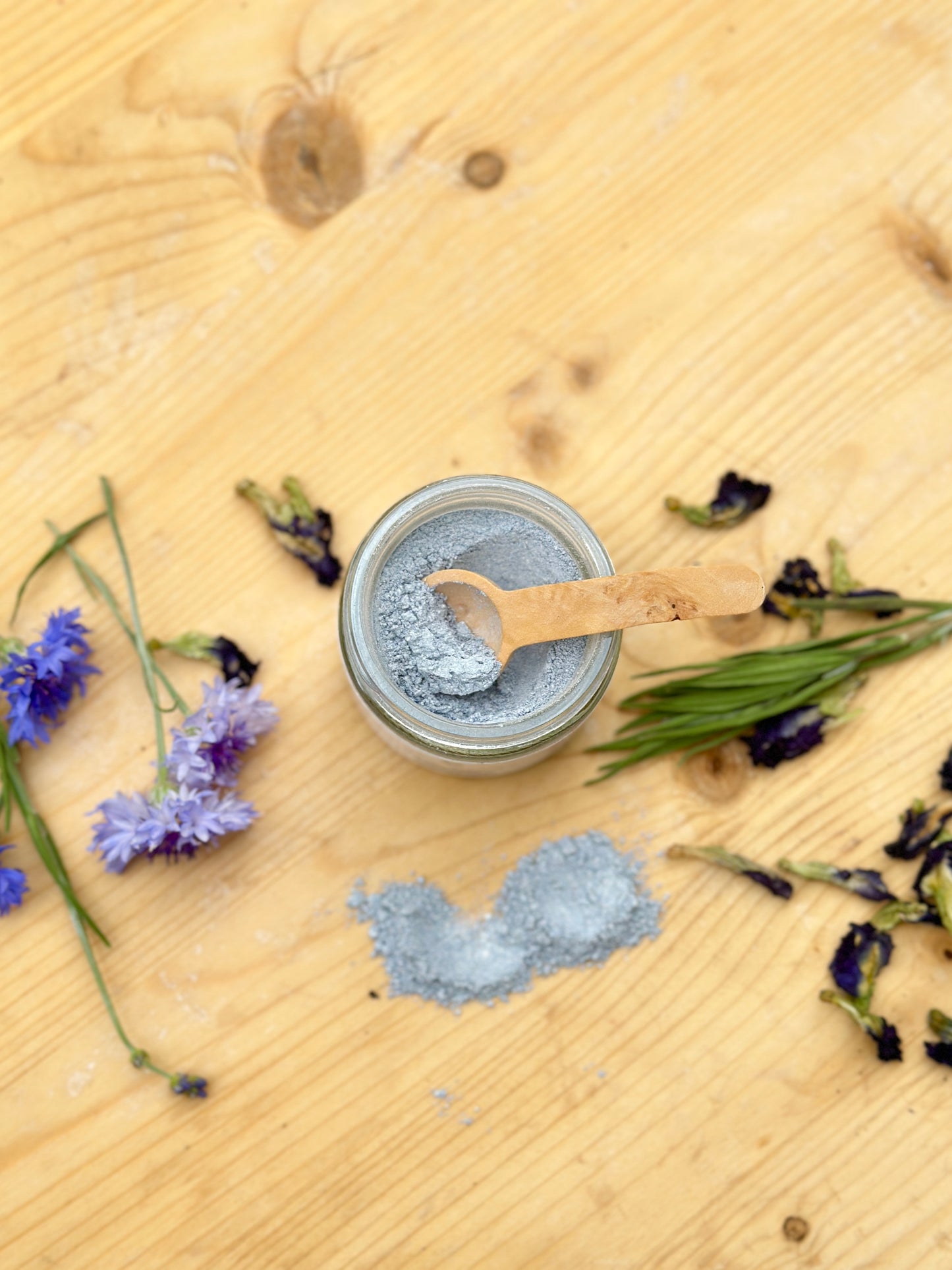 Blue Dream Clay Mask | butterfly pea flower, cornflower, lavender + blue spirulina