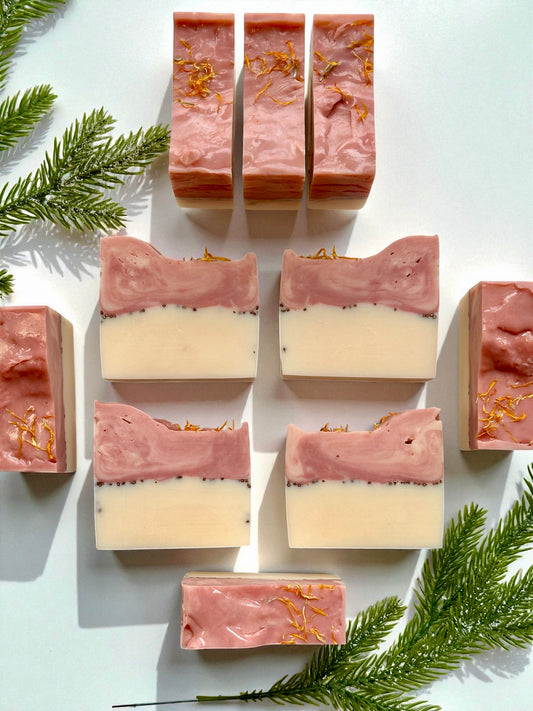 Shea Butter & Goat Milk Soap | cran-orange spice