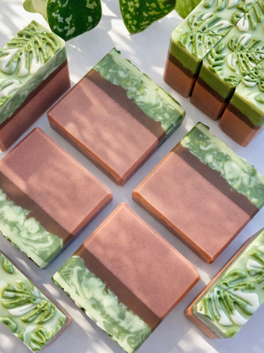 Handcrafted Bar Soap | monstera albo