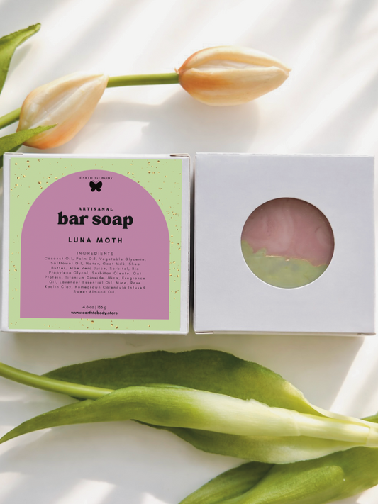 Handcrafted Bar Soap | luna moth