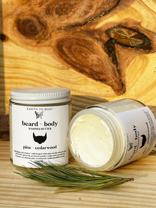 Beard & Body Whipped Butter | pine + cedarwood