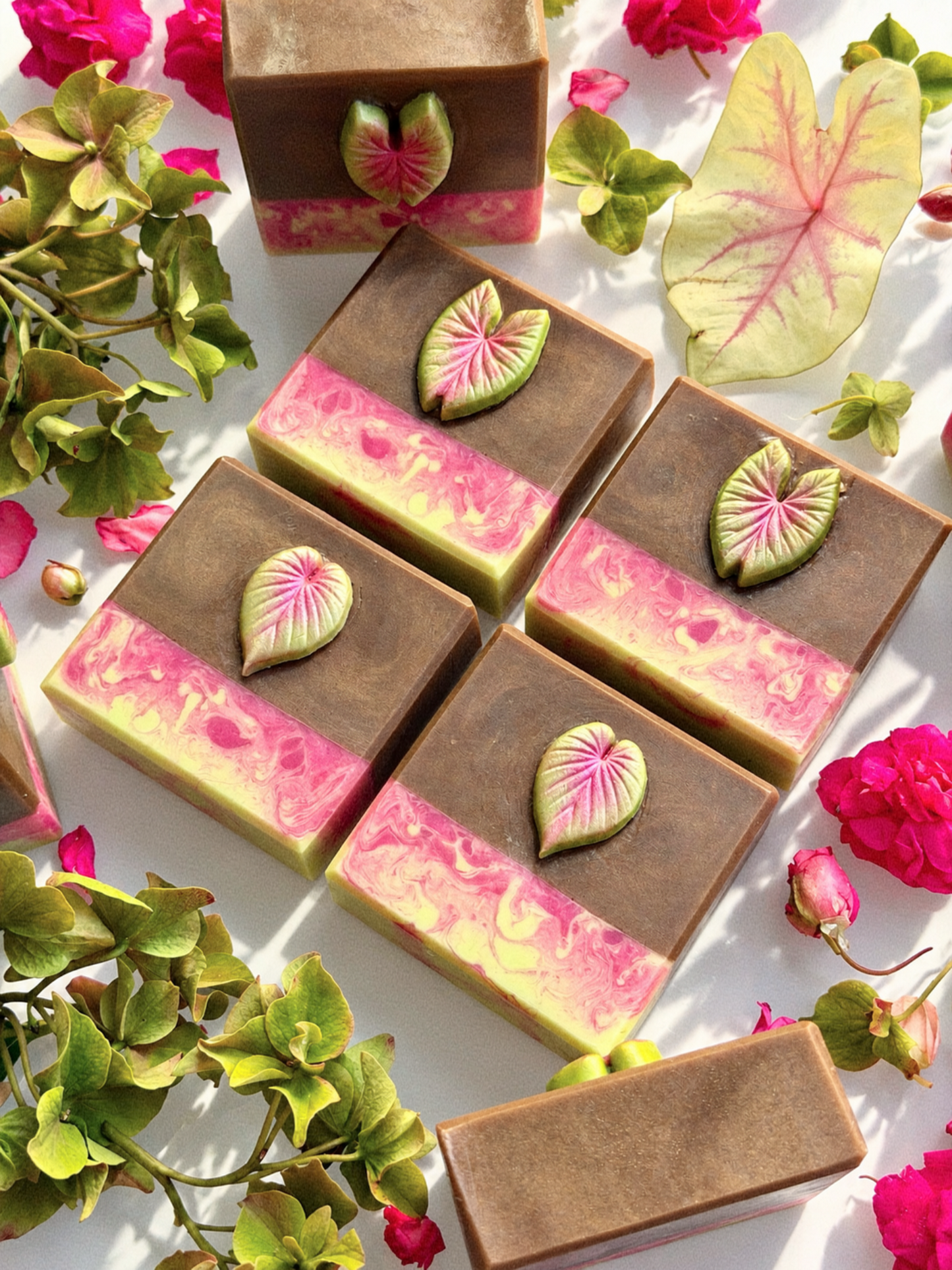 !! AVAILABLE 11/1 2pm EST !! Handcrafted Bar Soap | mint julep caladium