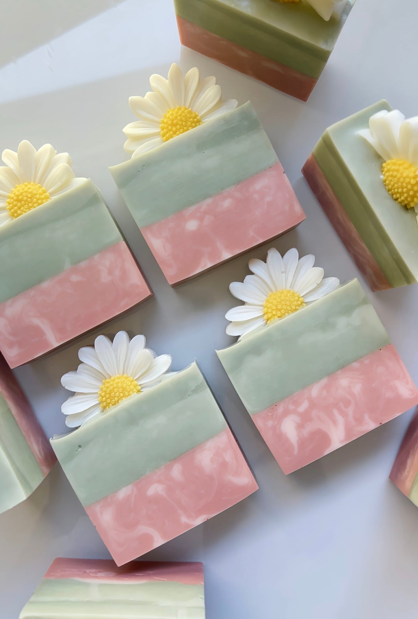 Shea Butter, Aloe & Goat Milk Soap | pastel daisies