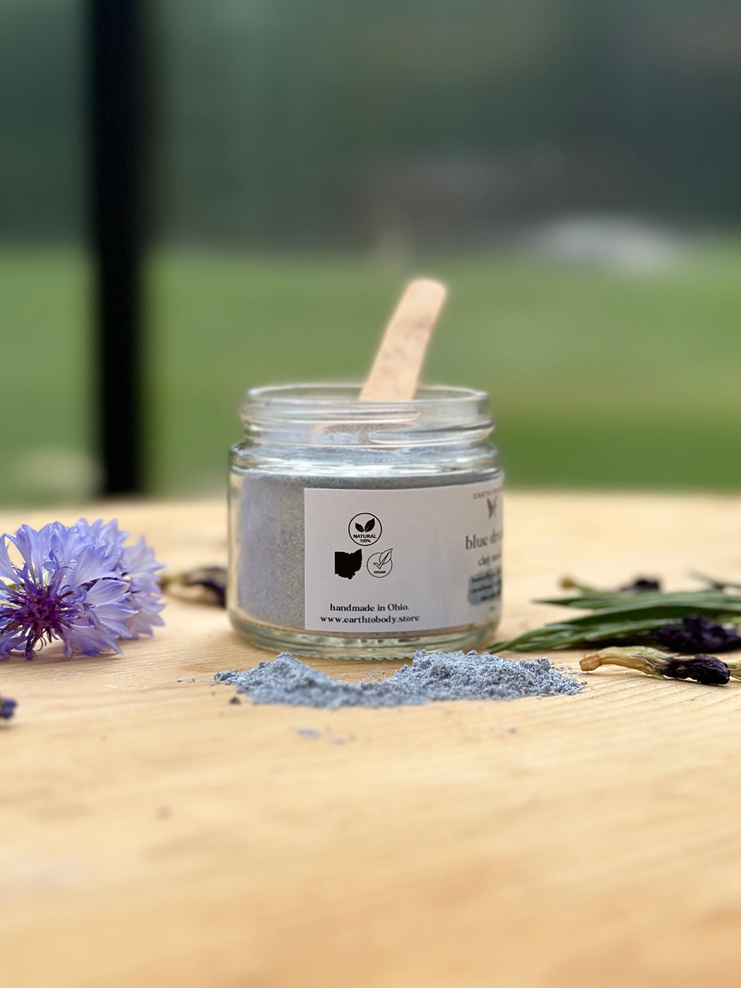 Blue Dream Clay Mask | butterfly pea flower, cornflower, lavender + blue spirulina