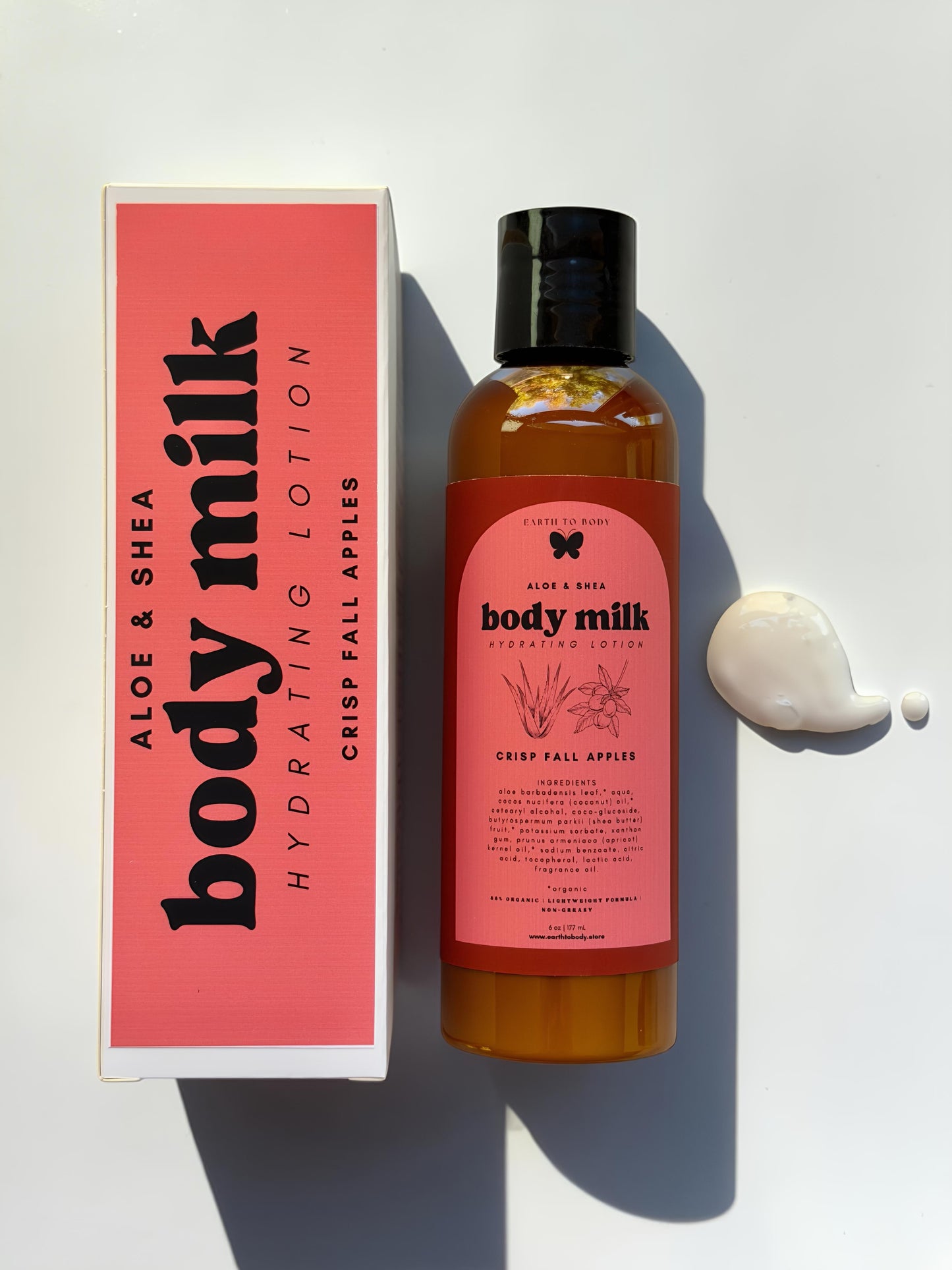 !! LAUNCHING LAST WEEK OF OCTOBER !! Aloe & Shea Body Milk | crisp fall apples