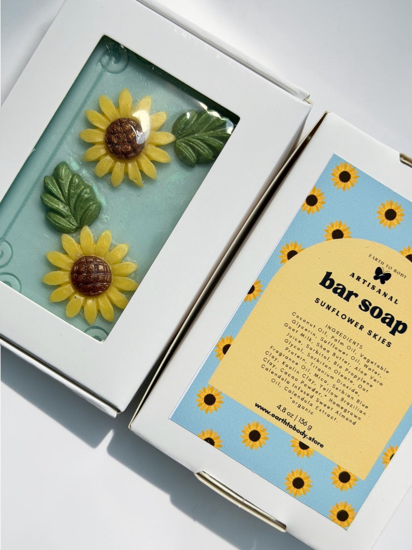 Handcrafted Bar Soap | sunflower skies