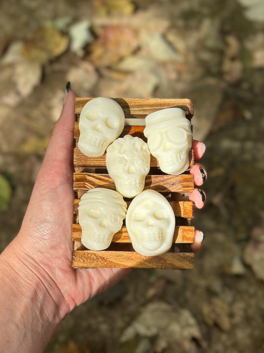 Shea Butter & Goat Milk Soap | mini skulls