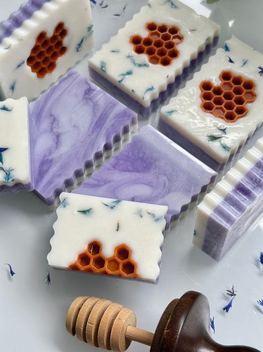 Shea Butter, Aloe & Goat Milk Soap | honey lavender
