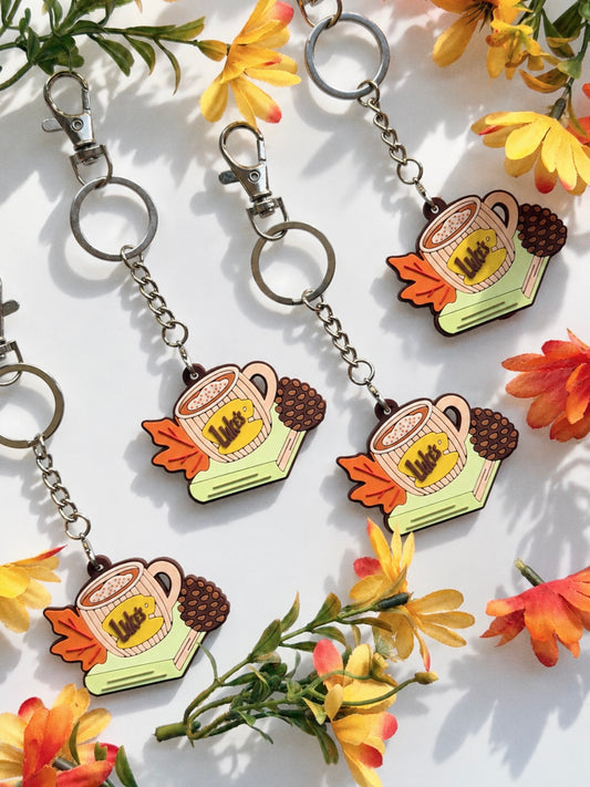 Custom Designed Gilmore girls Inspired Keychain