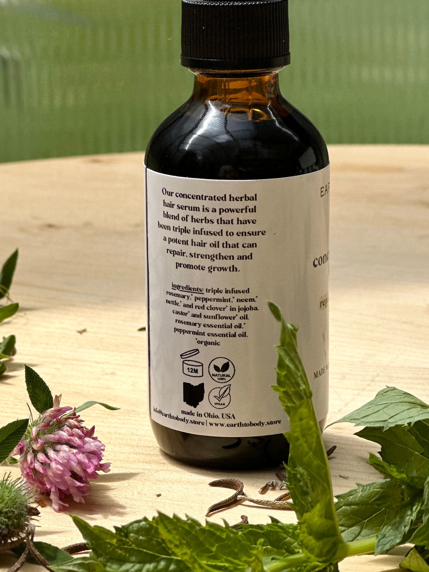 Concentrated Herbal Hair Serum | repair, strengthen + grow