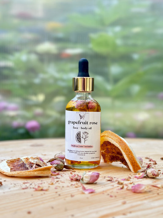 Grapefruit Rose Face + Body Oil