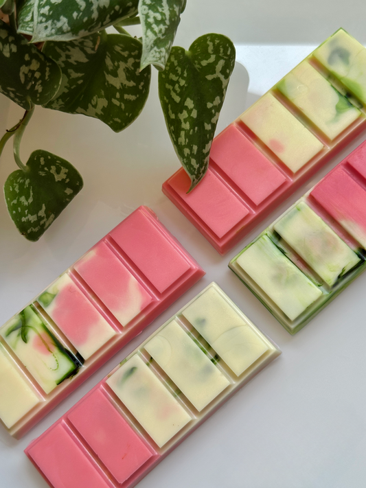 Soy & Beeswax Aromatherapy Melts | strawberry matcha