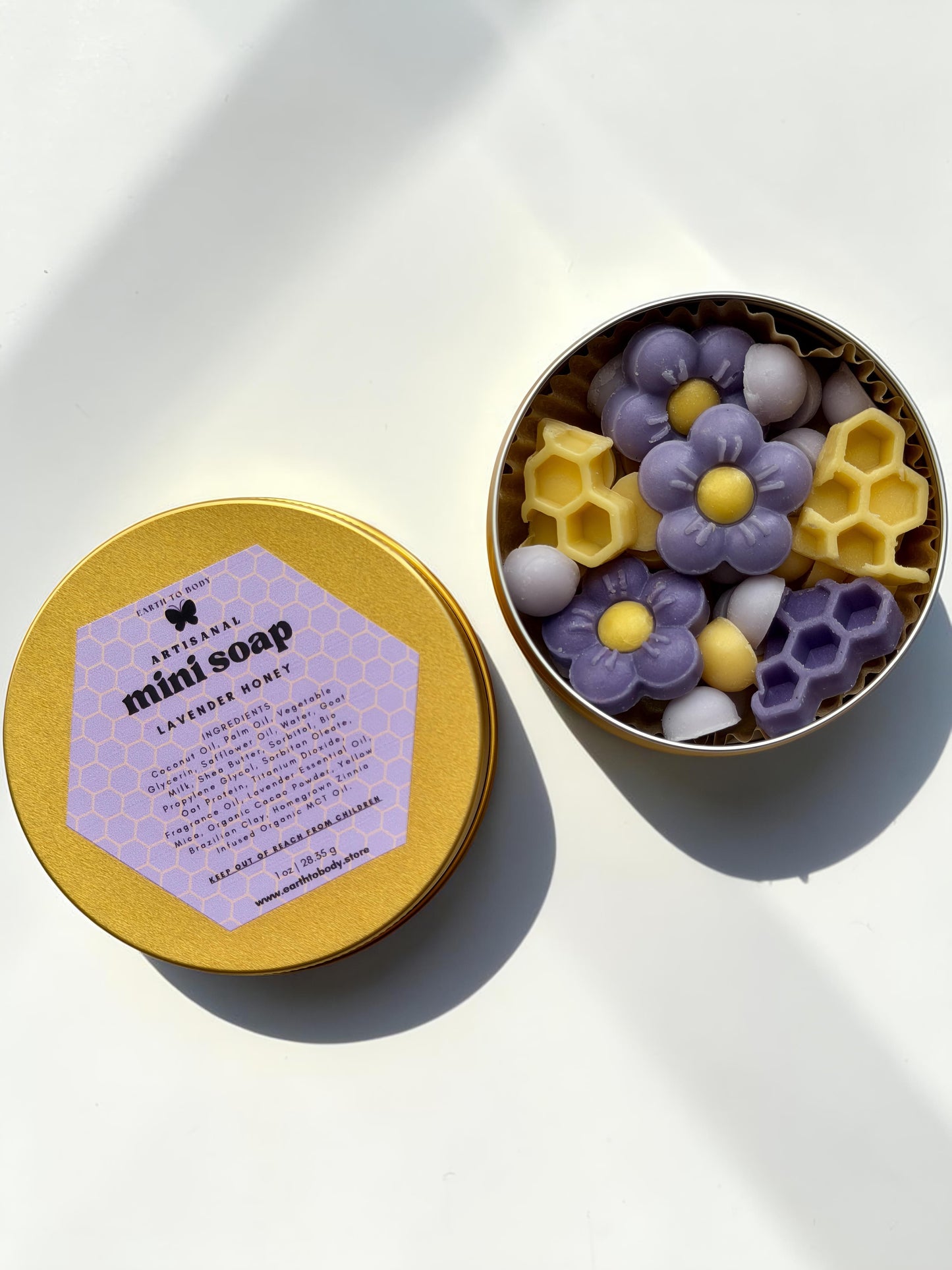 Handcrafted Mini Soap | lavender honey