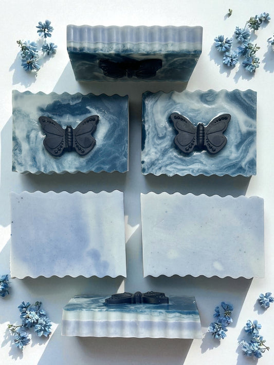 Shea Butter, Aloe & Goat Milk Soap | butterfly pea