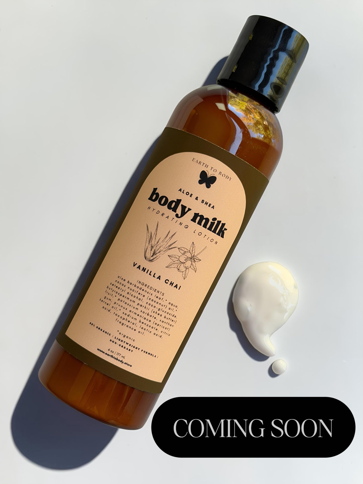 !! LAUNCHING LAST WEEK OF OCTOBER !! Aloe & Shea Body Milk | vanilla chai