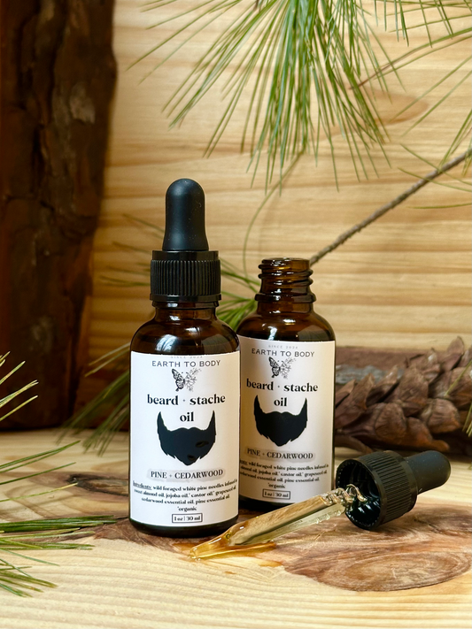 Beard & Stache Oil | pine + cedarwood